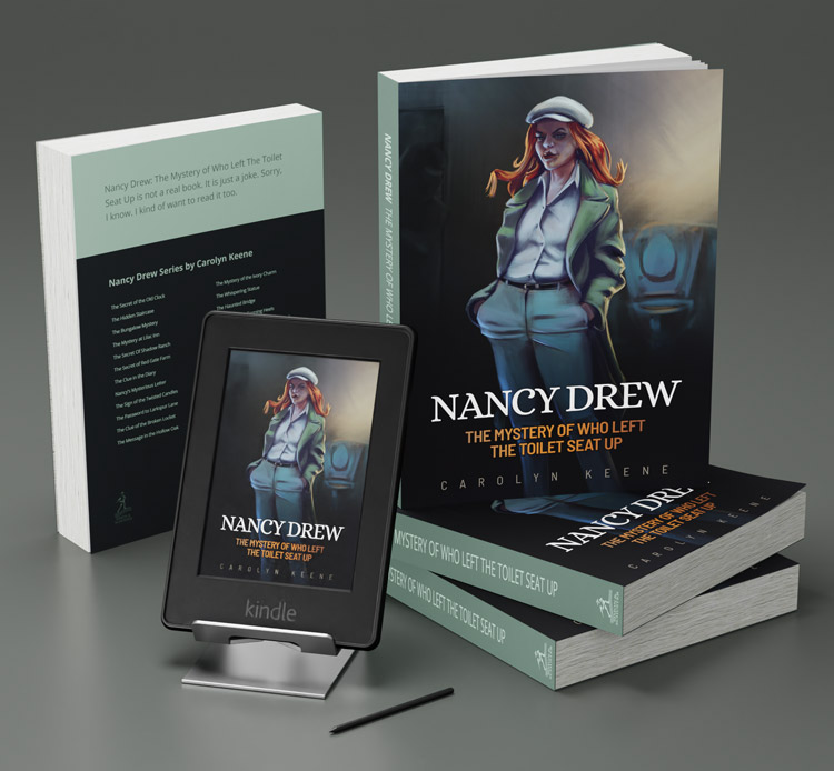 Mystery Novel Book Cover Design