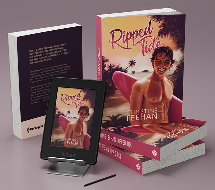 Romance Novel Book Cover Design